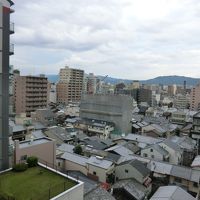 10階の客室からは京都市内が一望です。