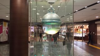 待ち合わせスポット。土地勘ないとわかり難い