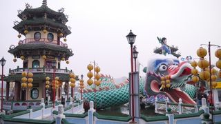 龍の顔がユニーク。