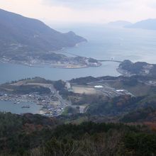 上盛山から上関大橋