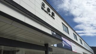 こじんまりとまとまっている駅です。