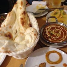 マトンカレーとナン