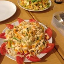 サラダ二種 メチャ美味しい