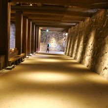 本丸御殿に通ずる「闇り通路」