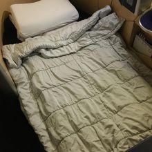 これが最高の寝心地でした。機内着も肌触り良かったです。