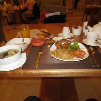 朝食のメニューは豊富でした。