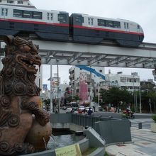 さいおんスクエアから国際道りを眺める！