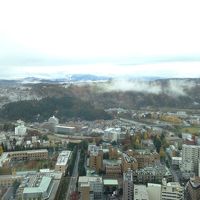 駅と反対側の眺望 テレビ塔か見える