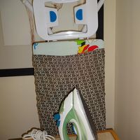 部屋に、アイロンまでセットされている！かわいい。
