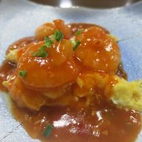 海老と玉子のチリソース