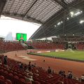 サッカーワールドカップ二次予選シンガポール戦。