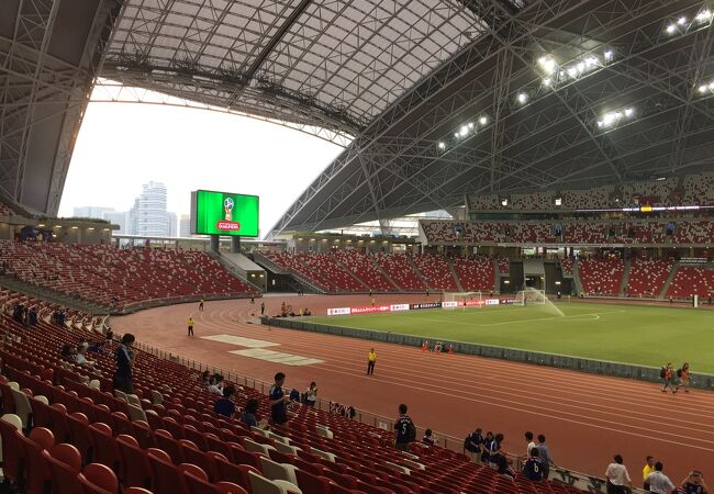 サッカーワールドカップ二次予選シンガポール戦。