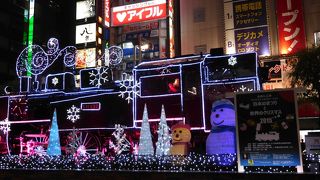 ＳＬ広場のイルミネーション