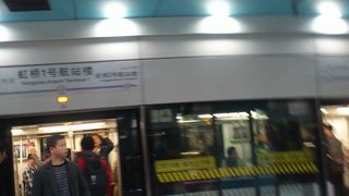 国際線の地下鉄駅