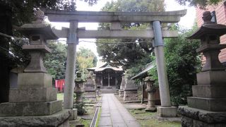 大森の日枝神社ここに・・