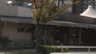 中之島公園にあるカフェ