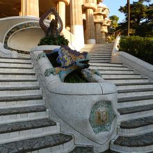 朝の観光客は東洋人が殆どでした