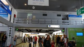 規模が小さい国際空港