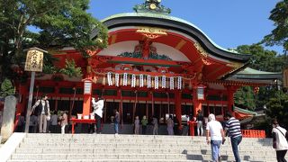 沢山の鳥居