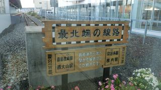 最北端の線路