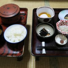 湯治・療養料金の朝食