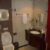 ベッドルームとはガラスの仕切り