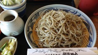 とても美味しい手打ちそばがいただける店