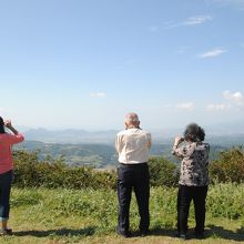 滝知山より駿河湾を臨む。