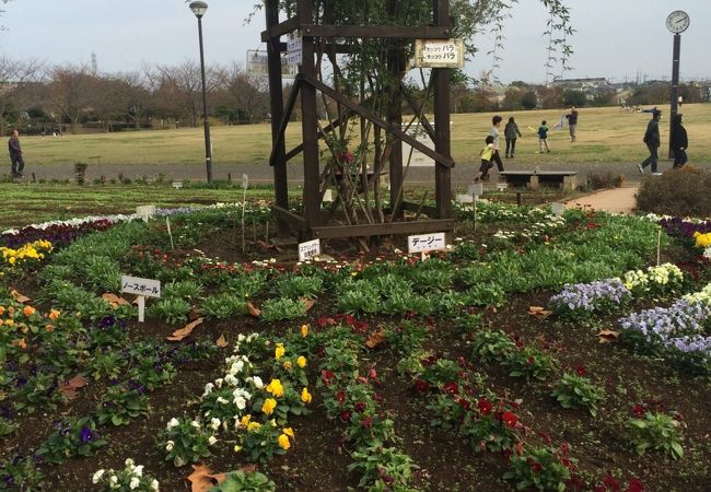 防災設備がある公園