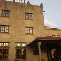 ホテルの入り口。