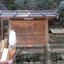 登山は社務所に願い出て、住所・氏名・入山時間・性別を記入