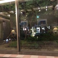 ホテルロビーからの眺め