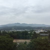 客室から望む蔵王山
