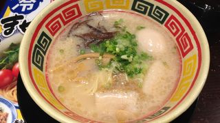 電車の待ち時間に食べられるラーメン屋さん