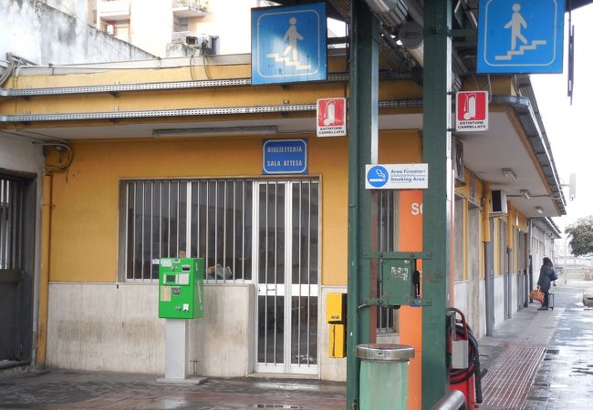 バーリからアルベロベッロ方面へ行く電車の駅