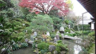 小堀遠州作のお庭。