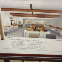 レストランはただ今改装工事中…