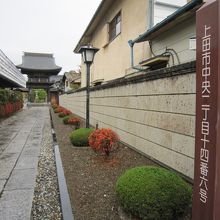 上田市指定文化財の表示柱