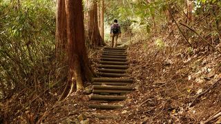東海自然歩道で歩いて行けます
