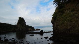 奇岩が立ち並ぶ海岸