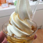 ハチミツのソフトクリームが絶品です！