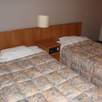 シングル料金でツインの部屋でした。