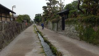 城下町に似合う武家屋敷街