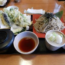 野菜天ざるそば