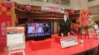 顔見せのセットがあった