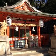 生田神社の境内にあります