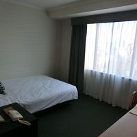 スタンダードシングル・広くで窓が大きく明るい。