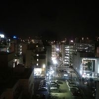 部屋から見える名古屋市内の夜景です。