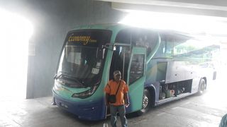 ペナン島からクアラルンプールまでバスで移動