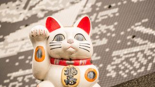 ユニークな招き猫がいっぱい